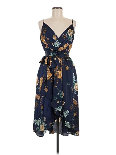 Pre-owned Hello Molly Cocktail Dress In Blue