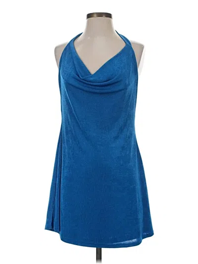 Pre-owned Hello Molly Cocktail Dress In Blue