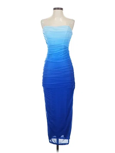 Pre-owned Hello Molly Cocktail Dress In Blue