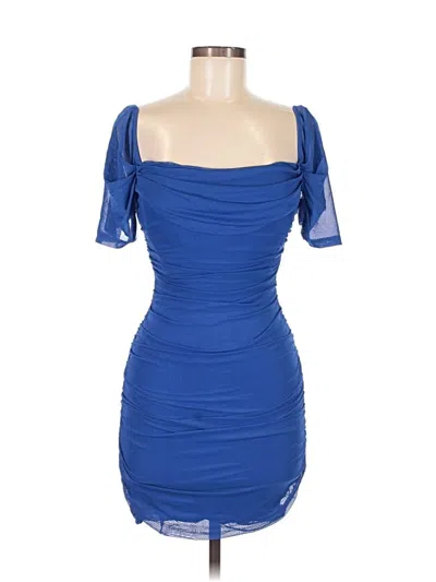 Pre-owned Hello Molly Cocktail Dress In Blue