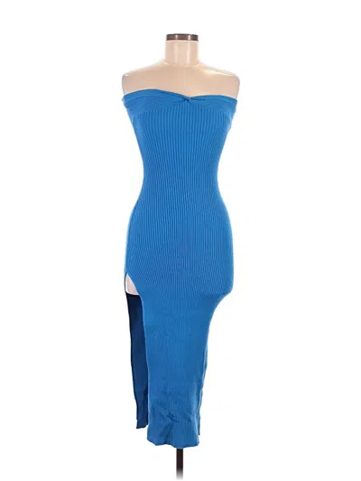 Pre-owned Hello Molly Cocktail Dress In Blue