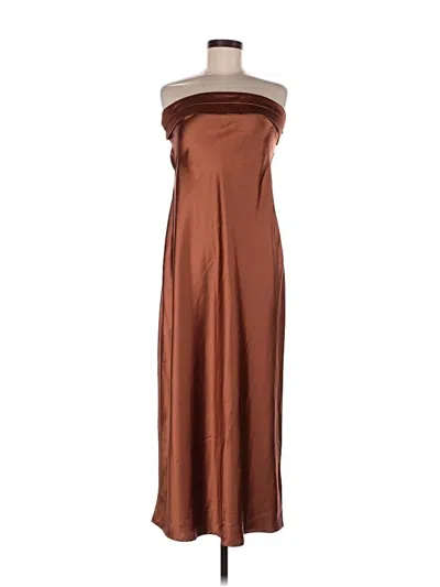 Pre-owned Hello Molly Cocktail Dress In Brown