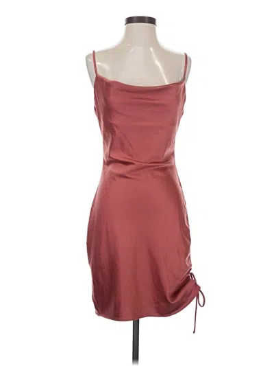 Pre-owned Hello Molly Cocktail Dress In Burgundy