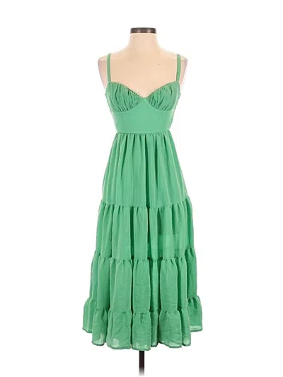 Pre-owned Hello Molly Cocktail Dress In Green