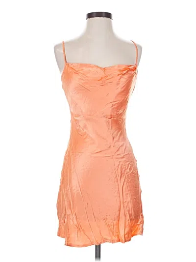 Pre-owned Hello Molly Cocktail Dress In Orange