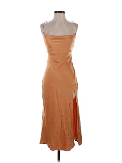 Pre-owned Hello Molly Cocktail Dress In Orange