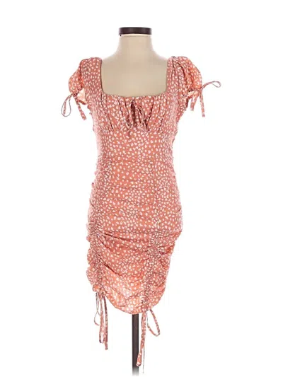 Pre-owned Hello Molly Cocktail Dress In Orange