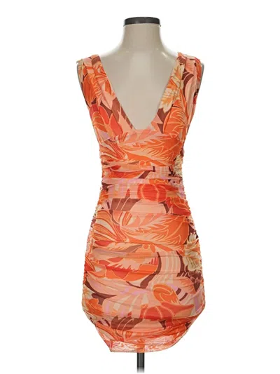 Pre-owned Hello Molly Cocktail Dress In Orange