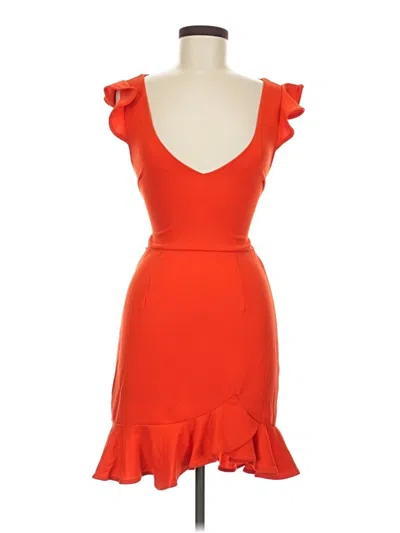 Pre-owned Hello Molly Cocktail Dress In Orange