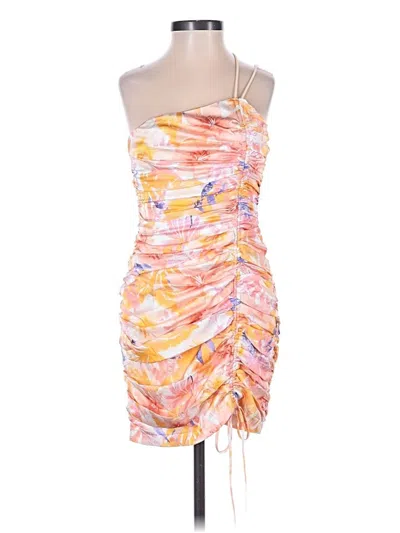 Pre-owned Hello Molly Cocktail Dress In Orange