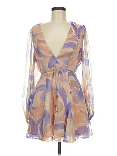 Pre-owned Hello Molly Cocktail Dress In Purple