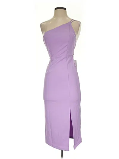 Pre-owned Hello Molly Cocktail Dress In Purple