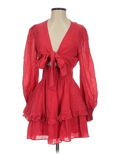 Pre-owned Hello Molly Cocktail Dress In Red