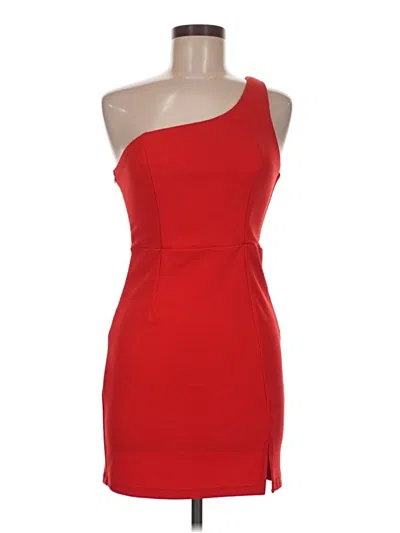 Pre-owned Hello Molly Cocktail Dress In Red