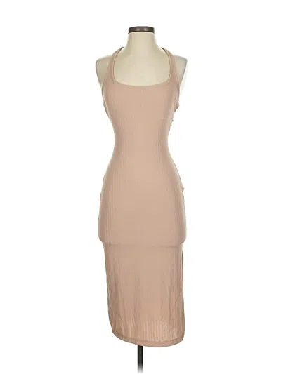 Pre-owned Hello Molly Cocktail Dress In Tan