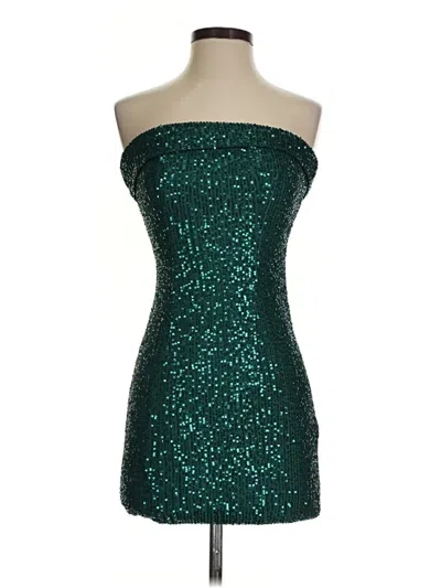 Pre-owned Hello Molly Cocktail Dress In Teal