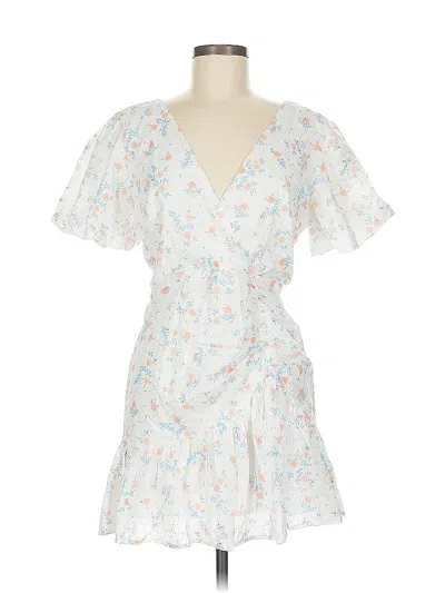 Pre-owned Hello Molly Cocktail Dress In White