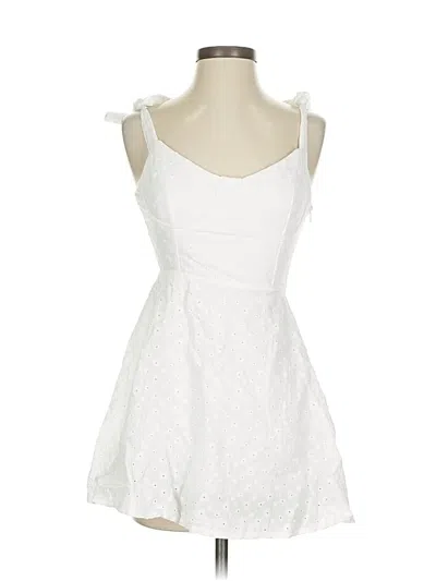 Pre-owned Hello Molly Cocktail Dress In White