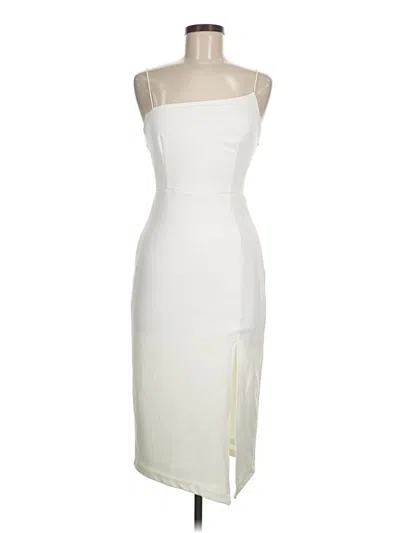 Pre-owned Hello Molly Cocktail Dress In White