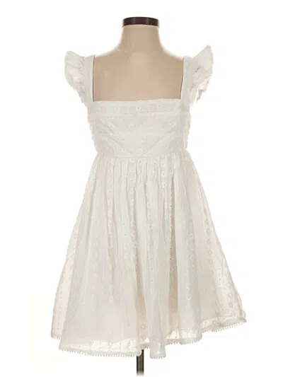 Pre-owned Hello Molly Cocktail Dress In White