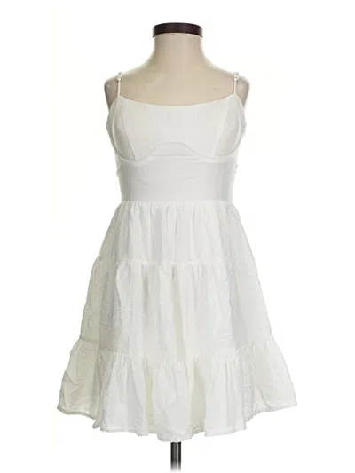 Pre-owned Hello Molly Cocktail Dress In White