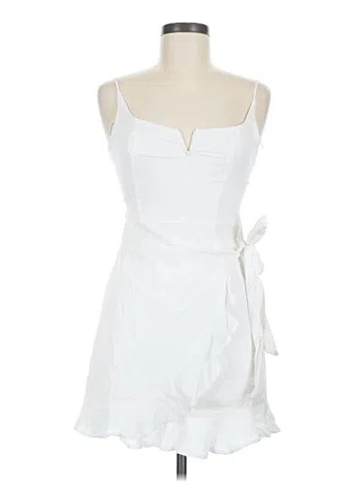 Pre-owned Hello Molly Cocktail Dress In White