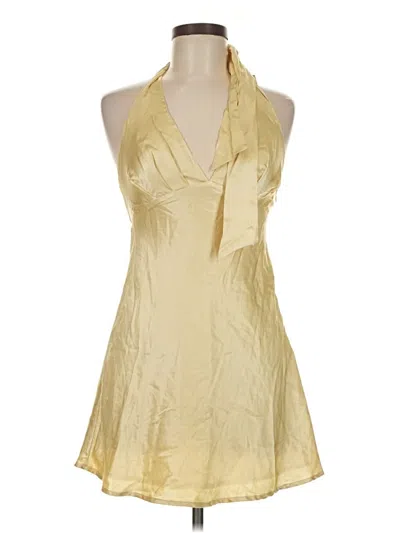 Pre-owned Hello Molly Cocktail Dress In Yellow
