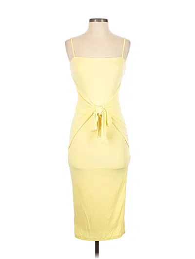 Pre-owned Hello Molly Cocktail Dress In Yellow
