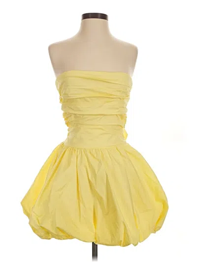 Pre-owned Hello Molly Cocktail Dress In Yellow