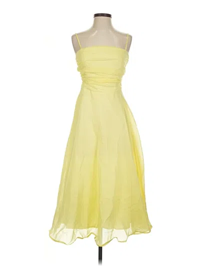 Hello Molly Cocktail Dress In Yellow