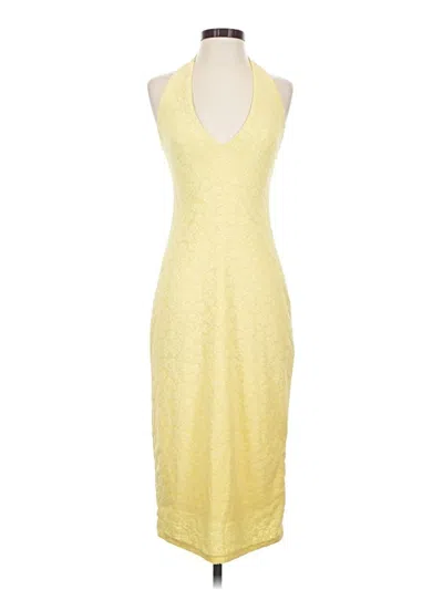 Pre-owned Hello Molly Cocktail Dress In Yellow