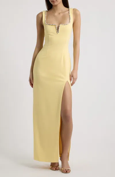 Hello Molly Exotic Soire Maxi Dress In Yellow
