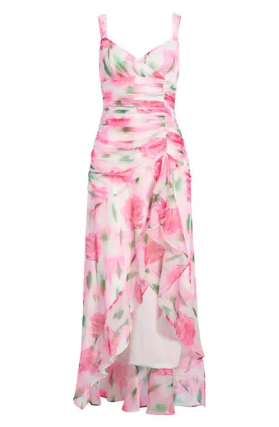 Hello Molly Glow Like A Star Maxi Dress In Pink