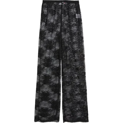 Hello Molly Mood Is Sultry Lace Wide Leg Pants In Black