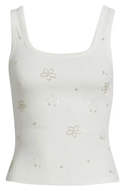 Hello Molly Petal Ballet Top In White