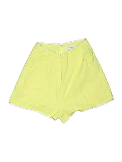 Hello Molly Shorts In Yellow
