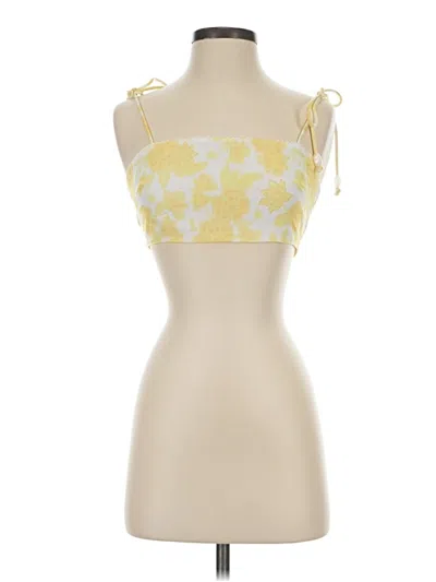 Pre-owned Hello Molly Sleeveless Blouse In Yellow