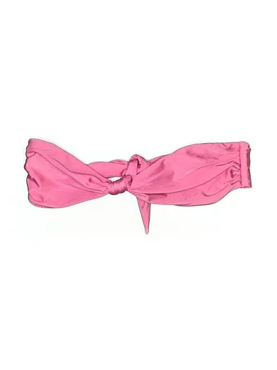Pre-owned Hello Molly Swimsuit Top Pink Swimwear