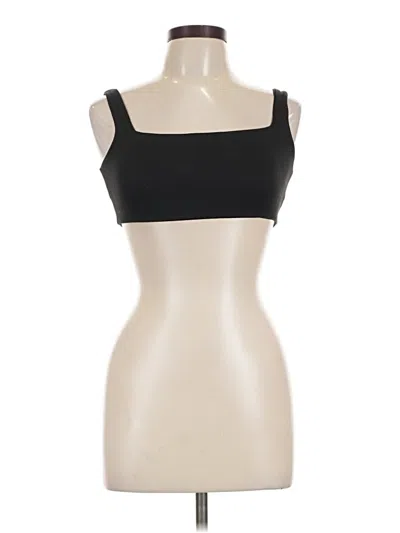 Pre-owned Hello Molly Tank Top Black Strapless Neckline Tops