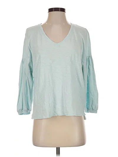 Pre-owned Hello Nite 3/4 Sleeve T-shirt In Teal