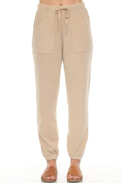Hello Nite Double Faced Elsa Jogger Pants In Cashmere In Neutral