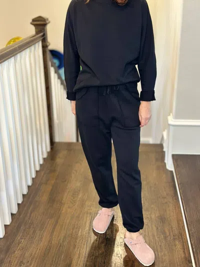 Hello Nite Elsa Pull-on Jogger Pants In Jet Black In Blue