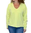 Hello Nite London Top In Light Canary Yellow In Multi