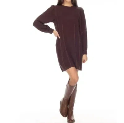 Hello Nite Maddie Seamed Dress In Java In Multi