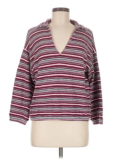 Pre-owned Hello Nite Pullover Sweater In Burgundy