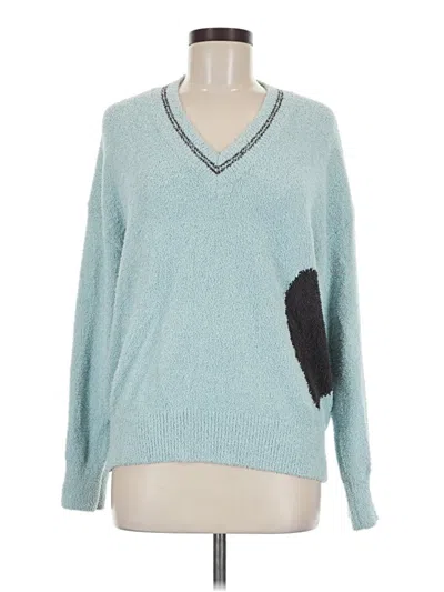 Pre-owned Hello Nite Pullover Sweater In Teal