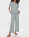 Hello Nite Summer Pull-on Pants In Pewter In Silver