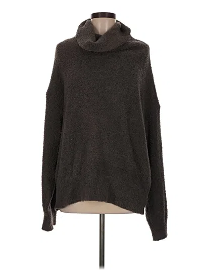 Pre-owned Hello Nite Turtleneck Sweater In Brown