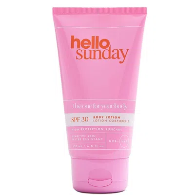 Hello Sunday The One For Your Body Moisturising Body Lotion Spf30 150ml In Pink