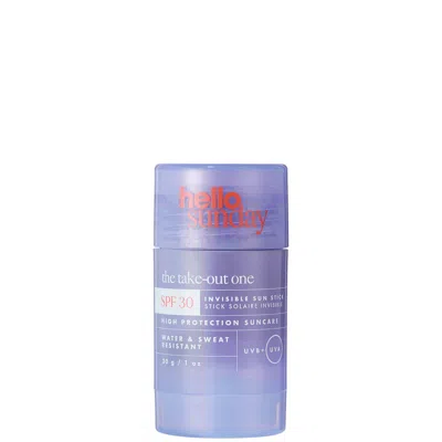 Hello Sunday The Take-out One Invisible Sun Stick Spf30 30g In White